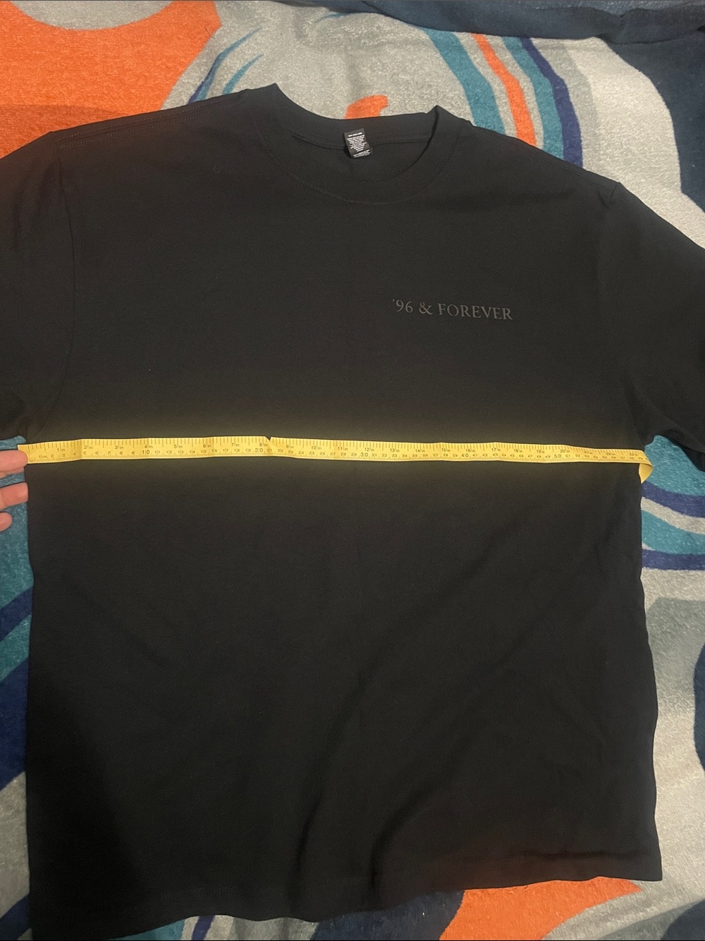 District Black '96 & Forever' Minimal Graphic Tee d'ussé